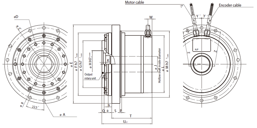 FHA Hollow Shaft Servo Actuator FHA Hollow Shaft Servo Actuator